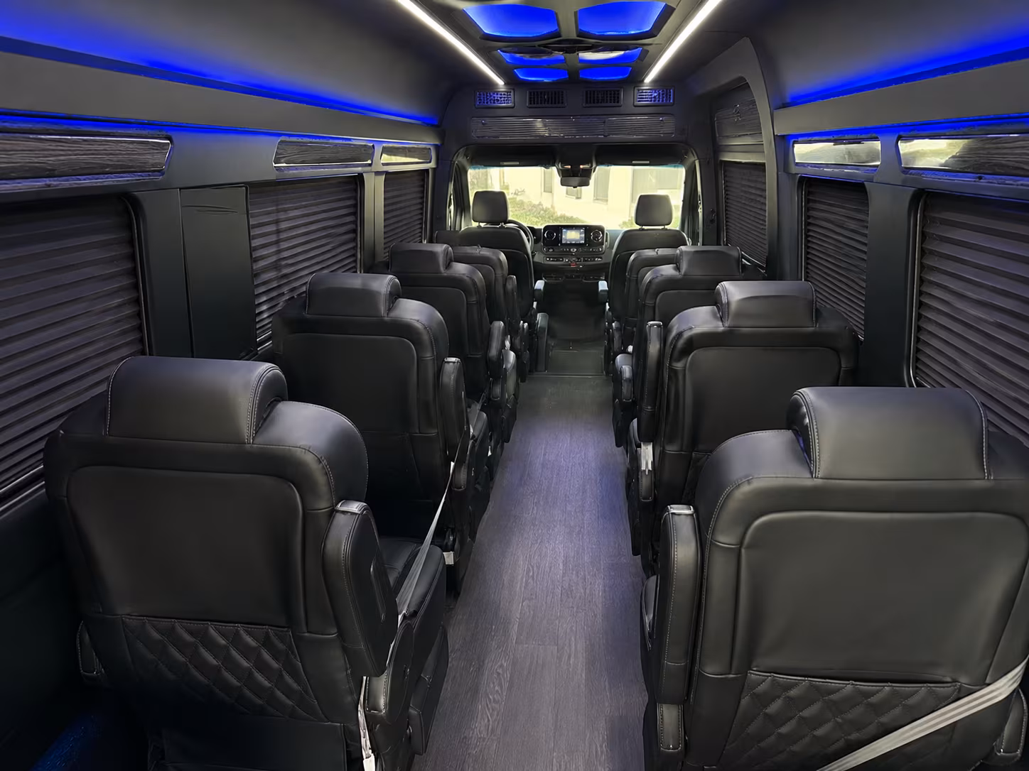 port st lucie 10 passenger sprinter van inside