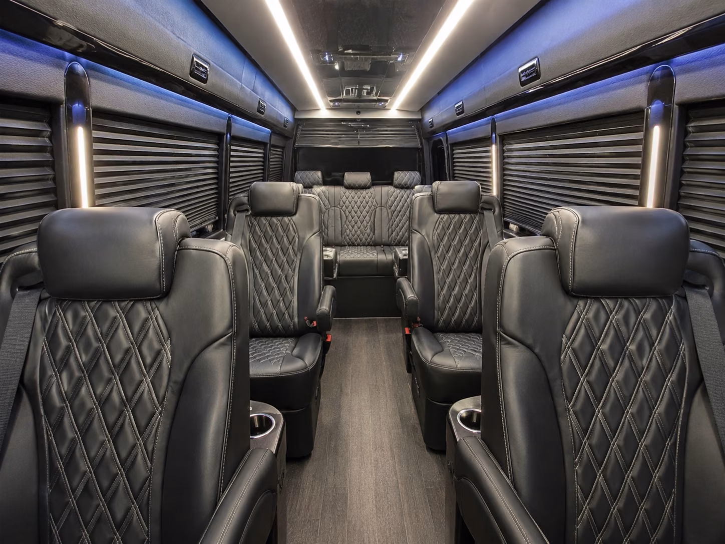 port st lucie 10 passenger sprinter van interior