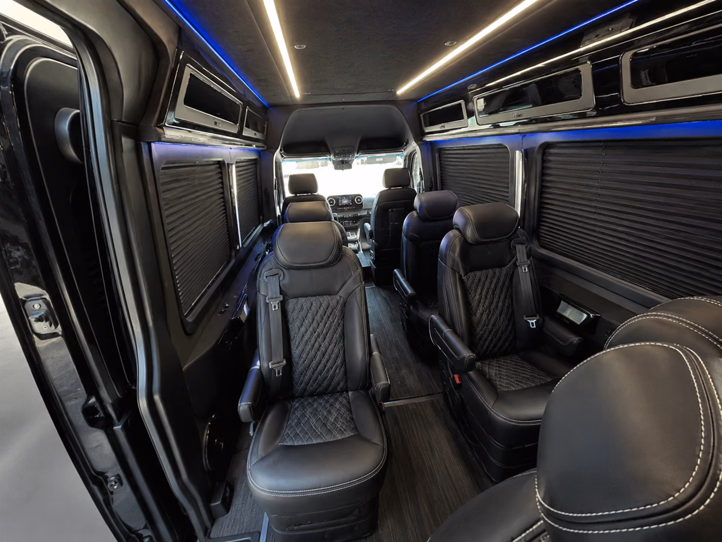 port st lucie 12 passenger sprinter van inside
