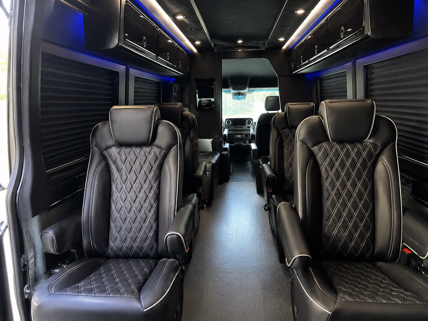 port st lucie 12 passenger sprinter van interior
