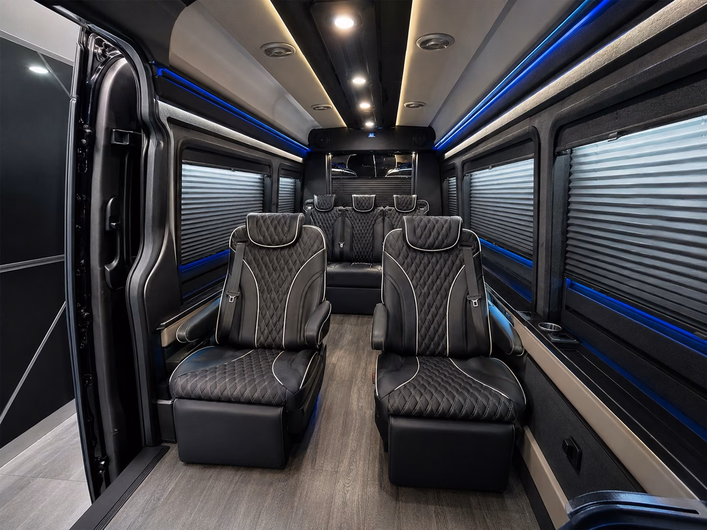 port st lucie 15 passenger sprinter van inside