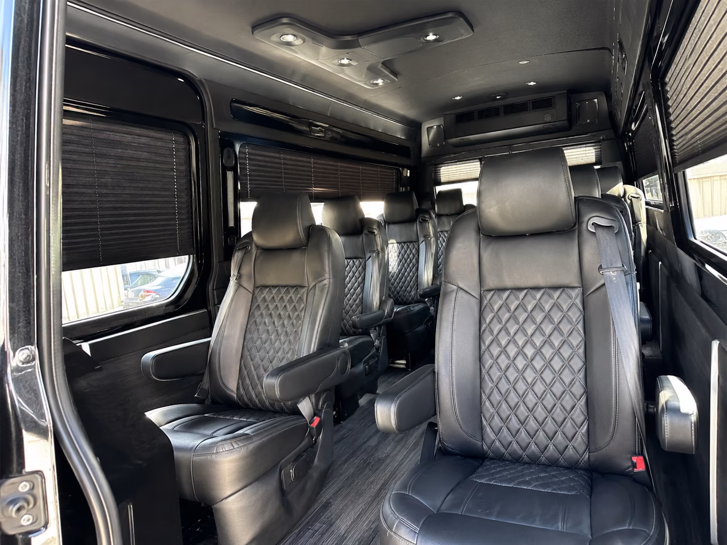port st lucie 18 passenger sprinter van inside