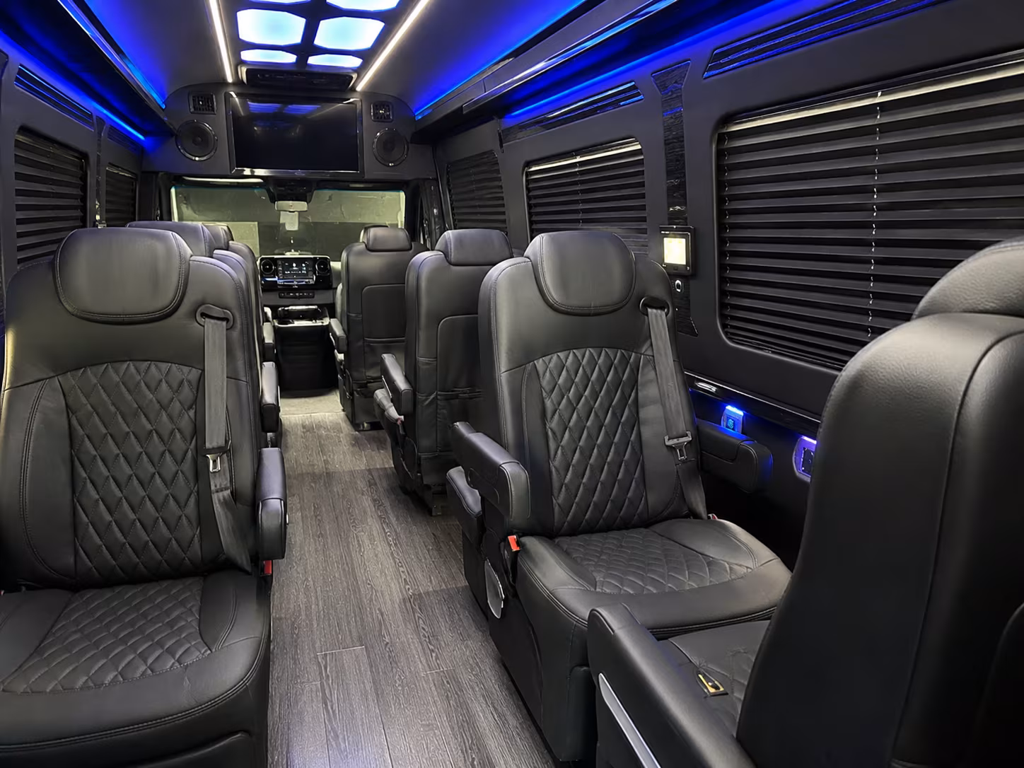 port st lucie 18 passenger sprinter van interior