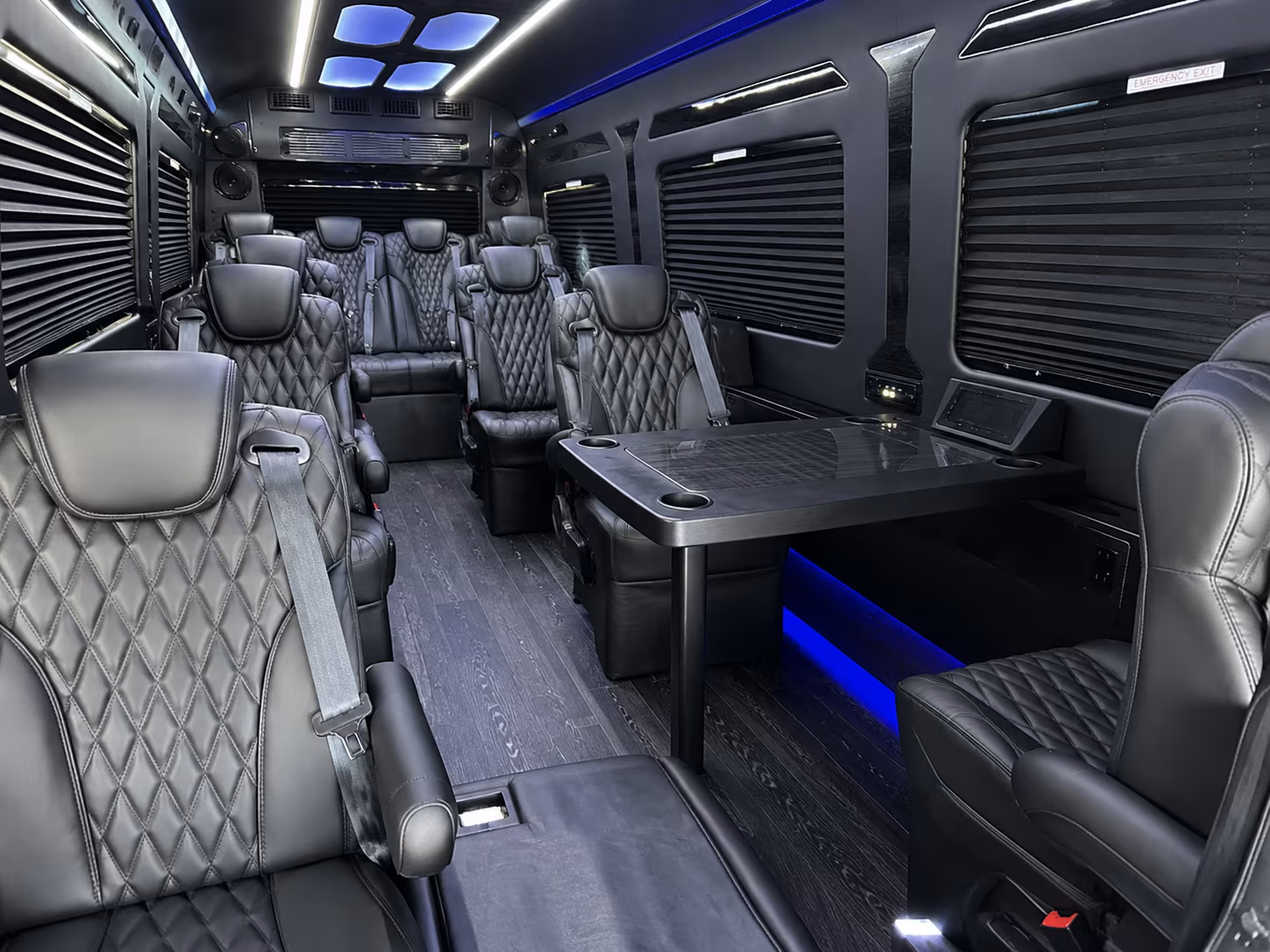 port st lucie 20 passenger sprinter van inside