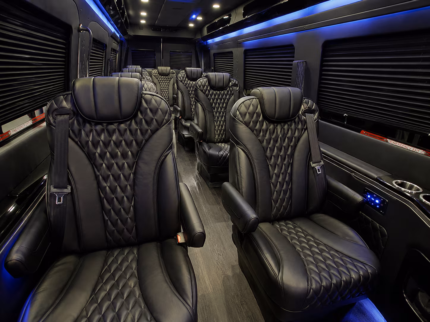 port st lucie 20 passenger sprinter van interior