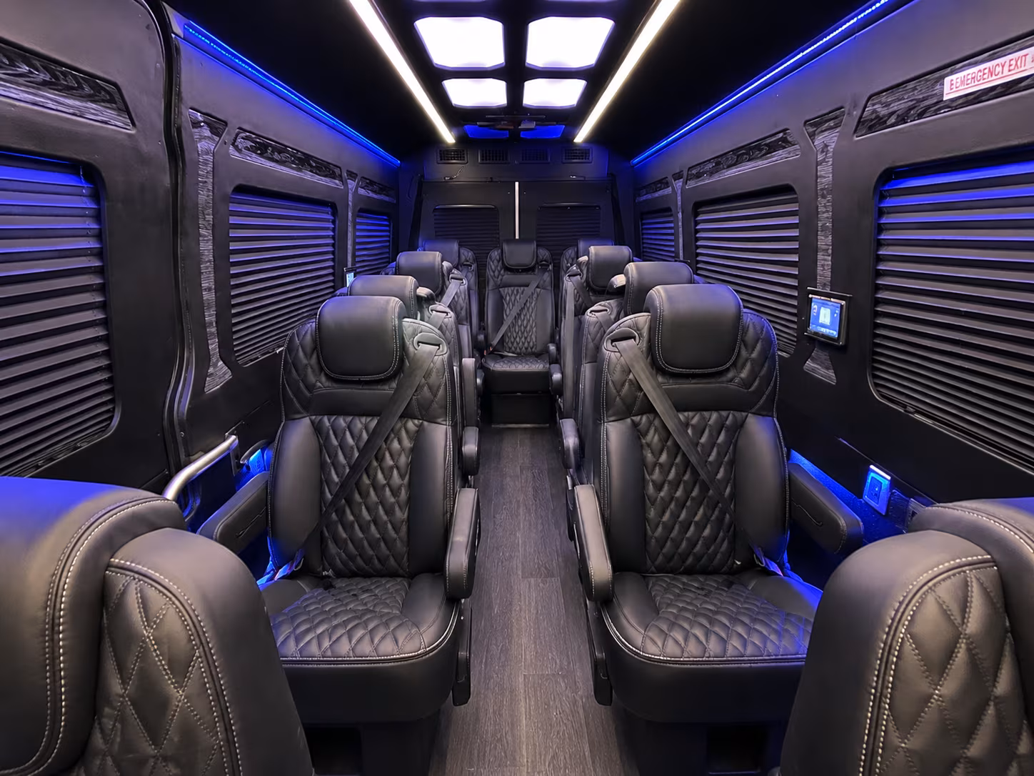 port st lucie 8 passenger sprinter van inside