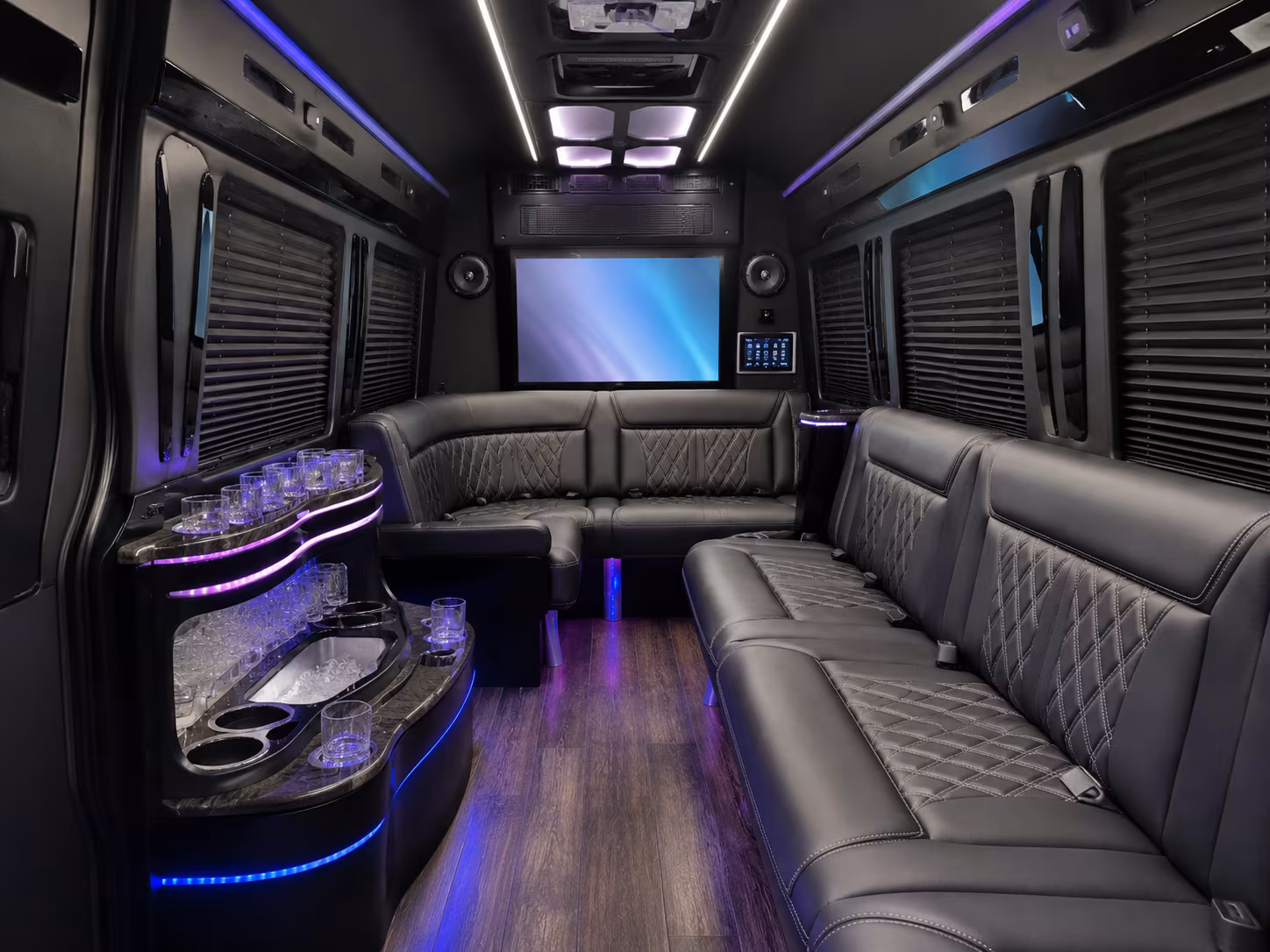 port st lucie sprinter limousine interior